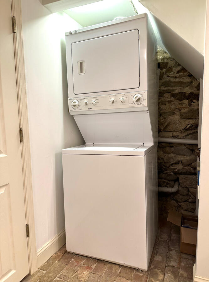 Washer &amp; Dryer in Bathroom